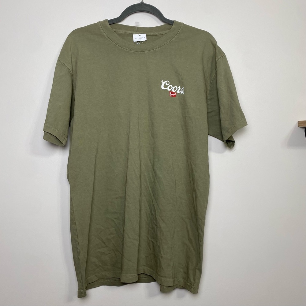 NWT Coors Banquet Cowboy Cattle T-Shirt L